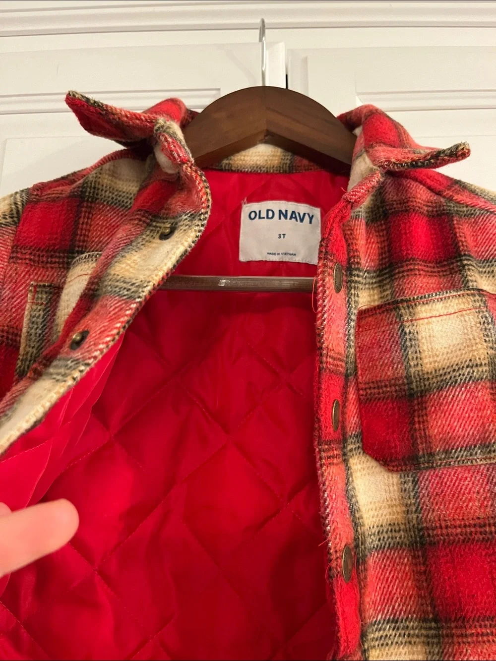 Old Navy 3T Plaid Jacket